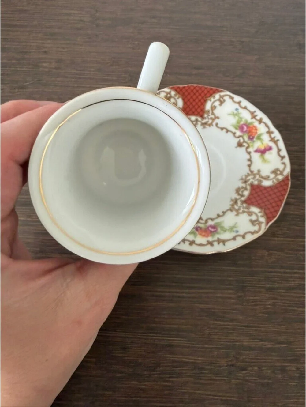 Vintage Japanese Demitasse Cup & Saucer